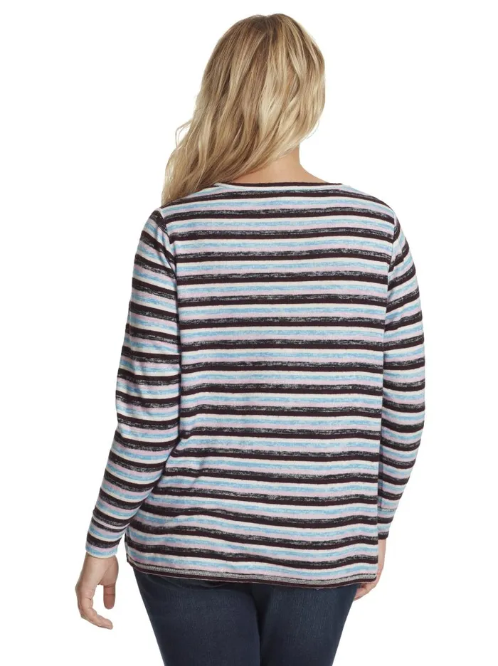Jessica Simpson Tops Women Lisa Pullover In Multi Stripe Multi Stripe