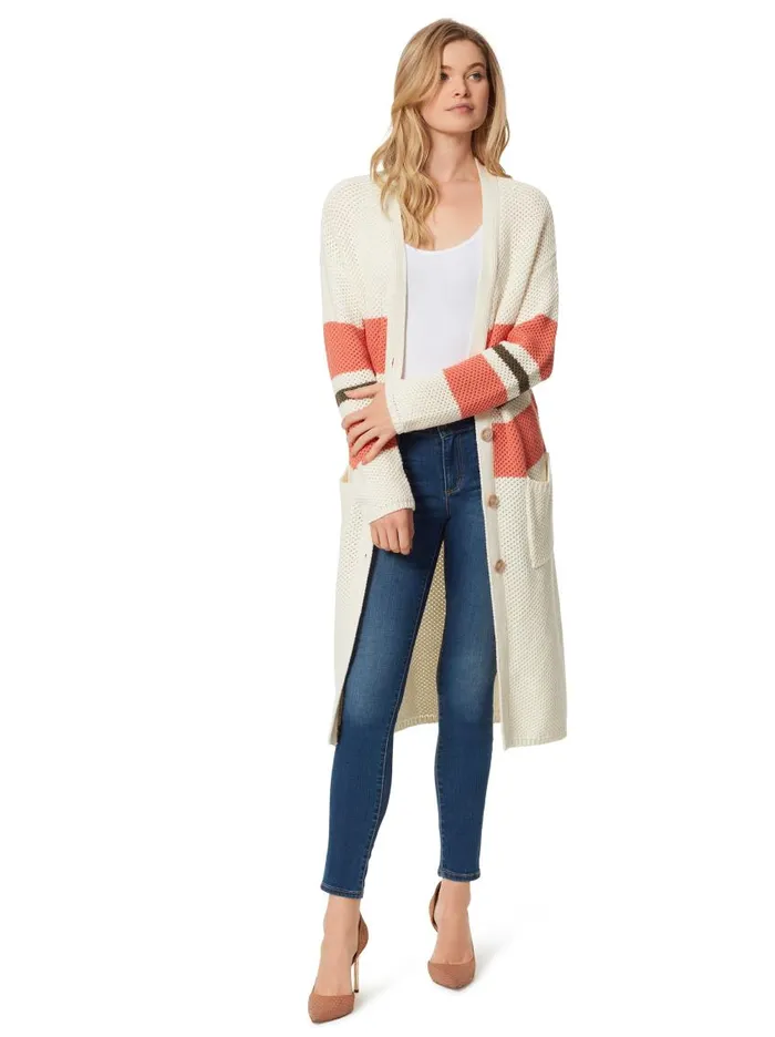 Jessica Simpson Tops Women Marina Duster In Gardenia Combo Gardenia Combo