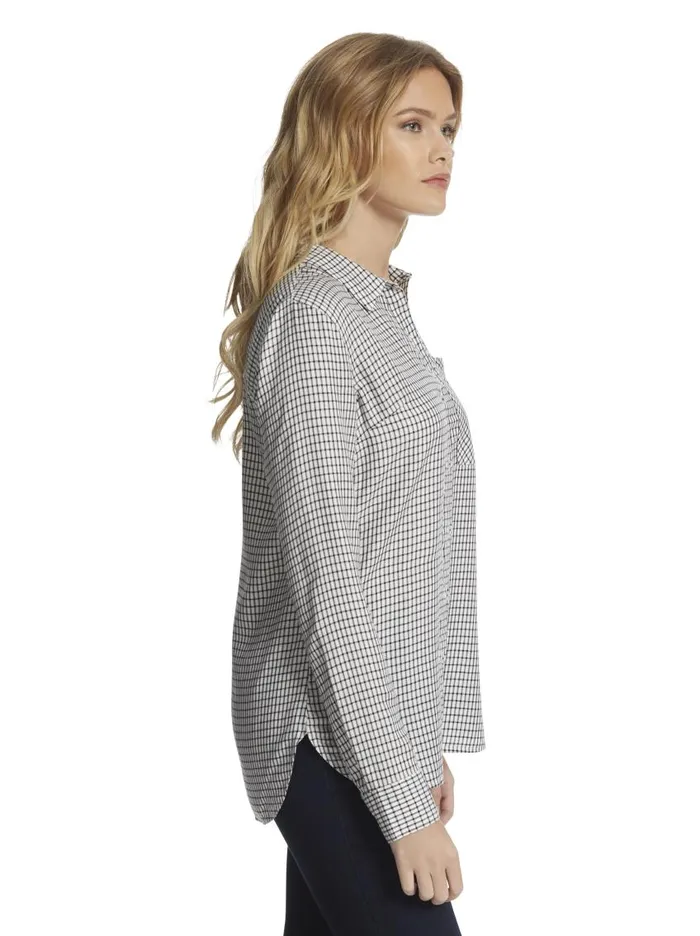 Jessica Simpson Tops Women Petunia Shirt In Off The Grid Plaid Off The Grid Plaid Jessica Simpson Tops Women Petunia Shirt In Off The Grid Plaid Off The Grid Plaid