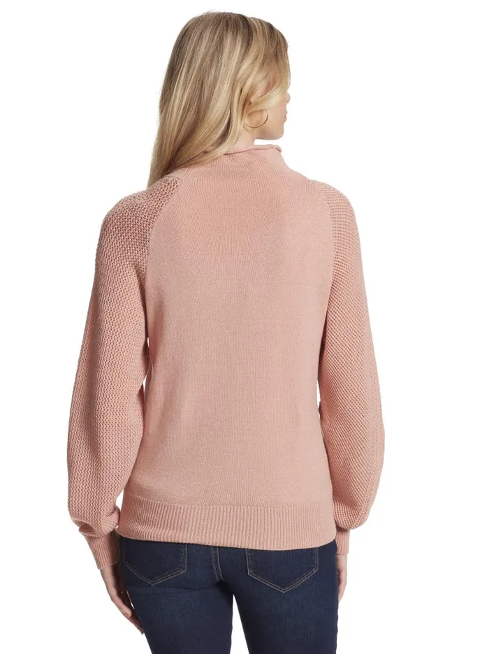 Jessica Simpson Tops Women Saskia Sweater In Peach Beige Peach Beige