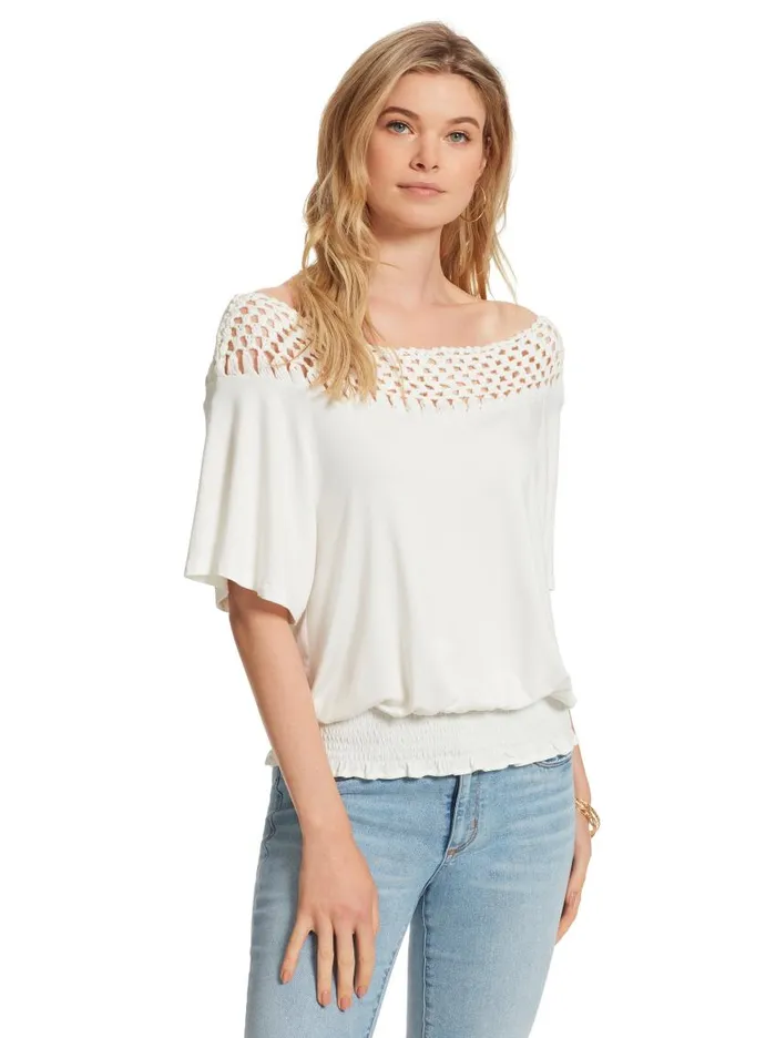 Jessica Simpson Tops Women Stefan Top In Gardenia Gardenia