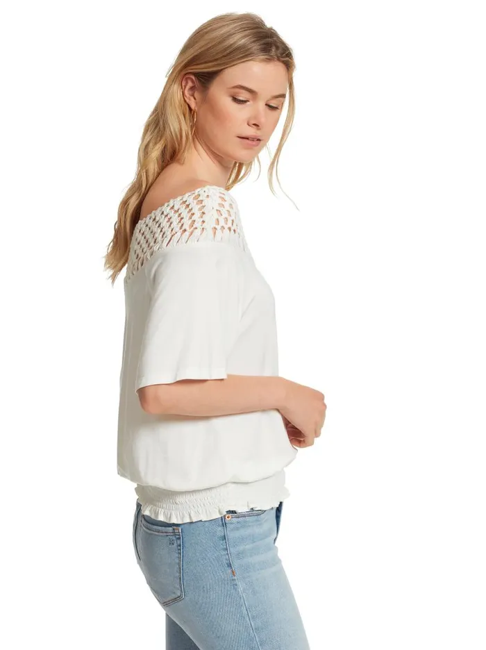 Jessica Simpson Tops Women Stefan Top In Gardenia Gardenia Jessica Simpson Tops Women Stefan Top In Gardenia Gardenia