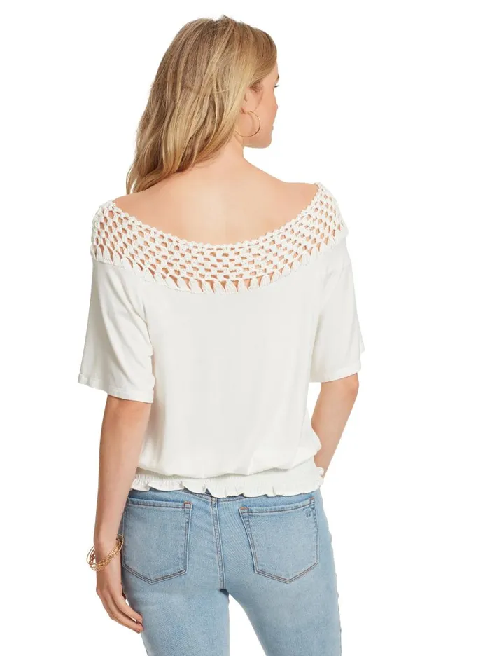 Jessica Simpson Tops Women Stefan Top In Gardenia Gardenia Jessica Simpson Tops Women Stefan Top In Gardenia Gardenia