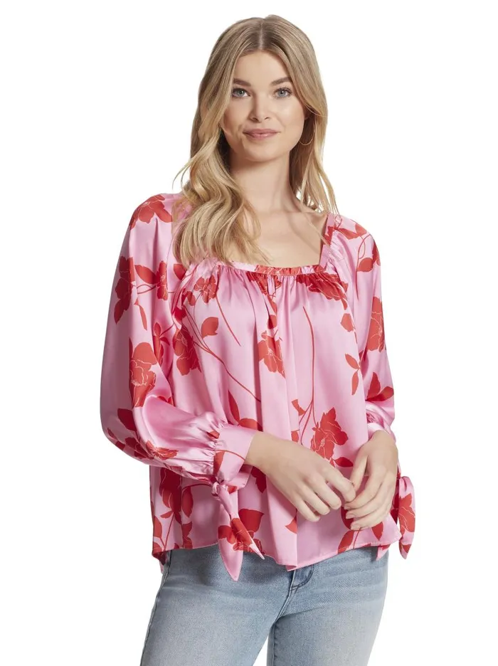 Jessica Simpson Tops Women Trey Top In Fuchsia Pink Fuchsia Pink