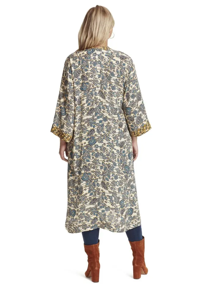 Jessica Simpson Tops Women Waverly Kimono In Frozen Dew Florals Frozen Dew Florals