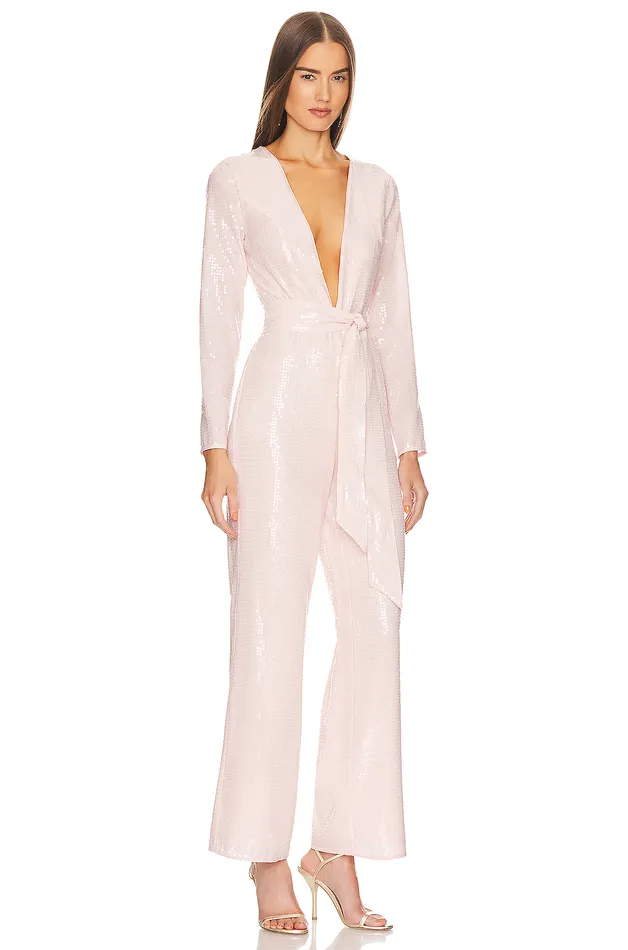 Jumpsuits Women Lovers and Friends Leighton Jumpsuit Champagne Pink Jumpsuits Women Lovers and Friends Leighton Jumpsuit Champagne Pink