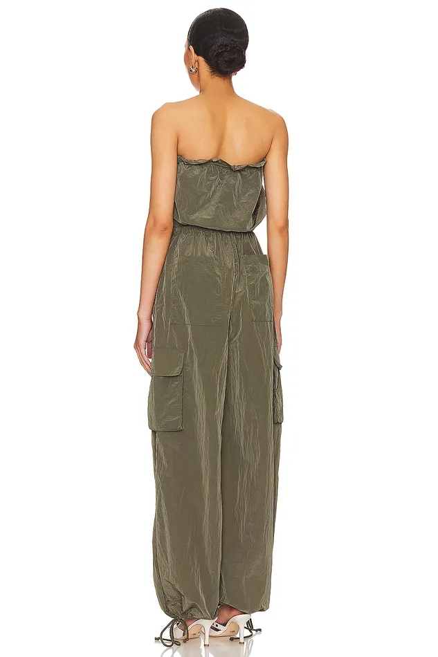 Jumpsuits Women Lovers and Friends Noah Cargo Jumpsuit Olive Green Jumpsuits Women Lovers and Friends Noah Cargo Jumpsuit Olive Green