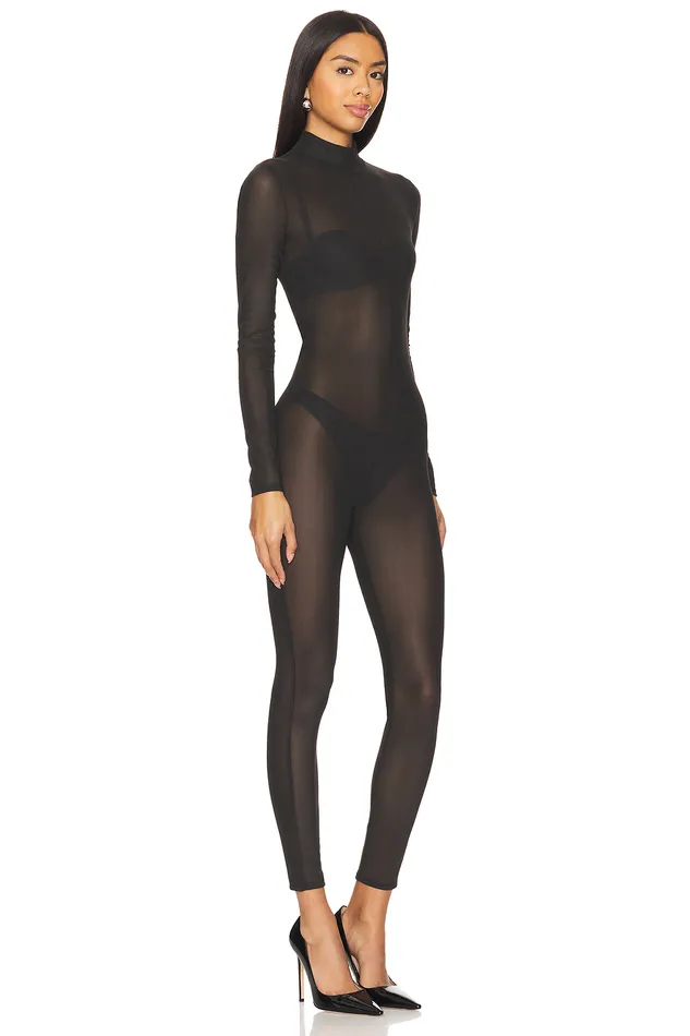 Jumpsuits Women Lovers and Friends Rumi Mesh Jumpsuit Black Jumpsuits Women Lovers and Friends Rumi Mesh Jumpsuit Black
