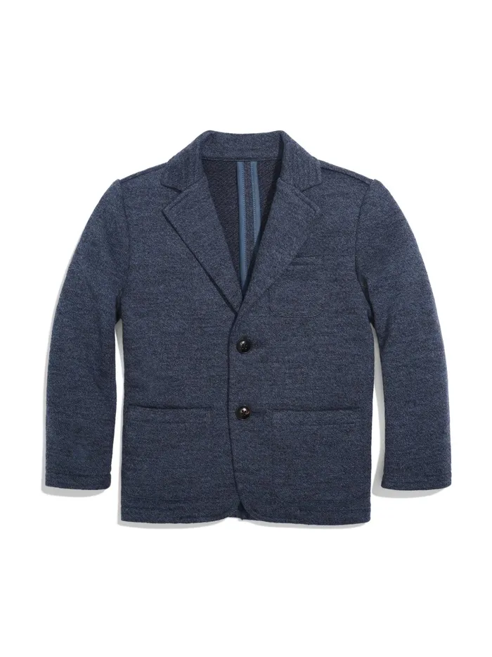 Kids Clothes Faherty Inlet Knit Blazer Deep Navy Melange