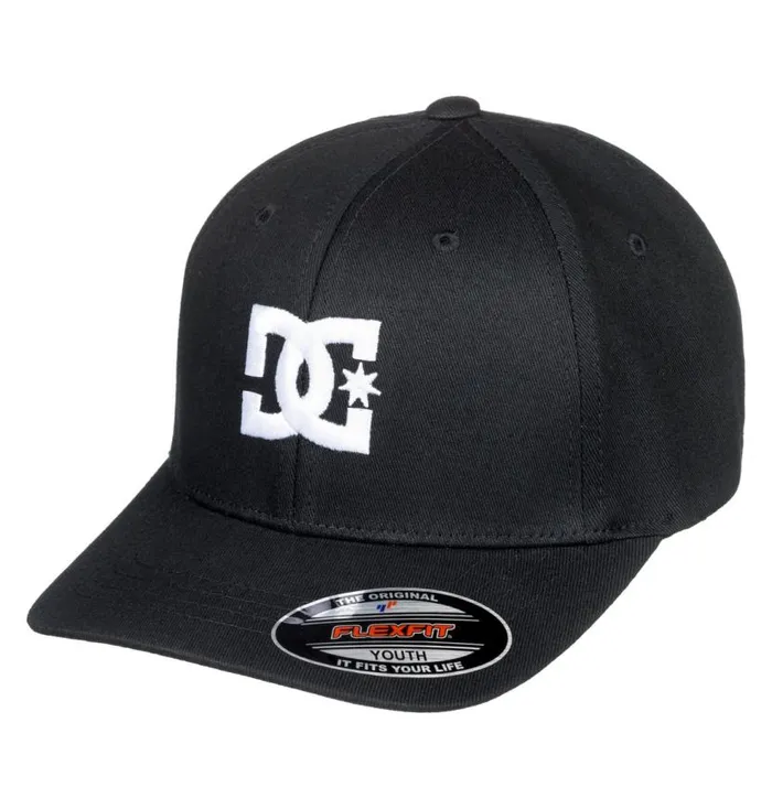 Kids DC Shoes Hats and Beanies Boy039s Cap Star Flexfit Hat Black