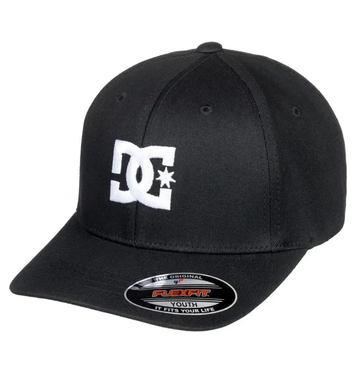 Kids DC Shoes Hats and Beanies Boy039s Cap Star Flexfit Hat Black