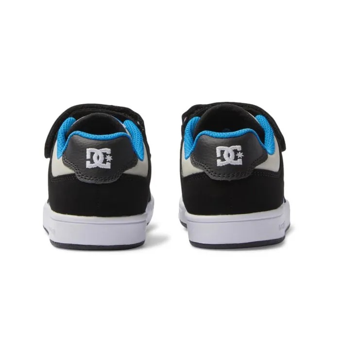 Kids DC Shoes Sneakers Boy039s Manteca 4 Elastic Waist Lace Shoes Blackbluegrey