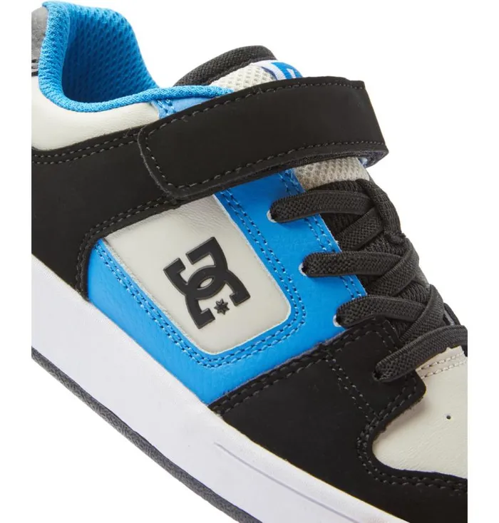 Kids DC Shoes Sneakers Boy039s Manteca 4 Elastic Waist Lace Shoes Blackbluegrey