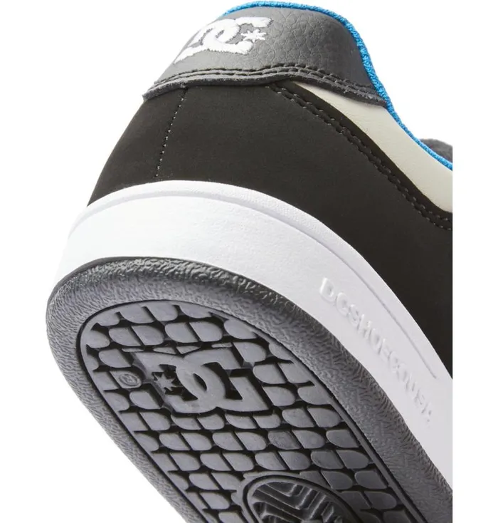 Kids DC Shoes Sneakers Boy039s Manteca 4 Elastic Waist Lace Shoes Blackbluegrey