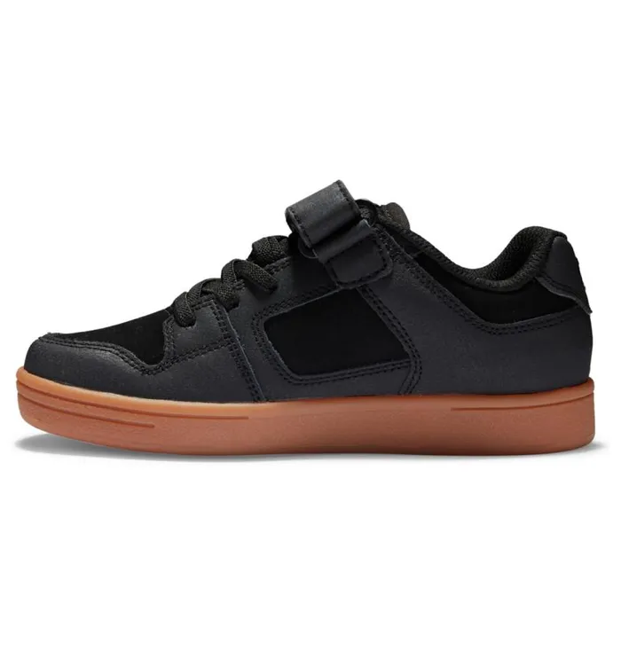 Kids DC Shoes Sneakers Boy039s Manteca 4 Elastic Waist Lace Shoes Blackwhite