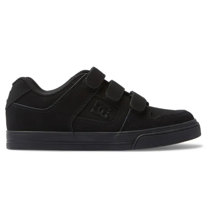 Kids DC Shoes Sneakers Boy039s Pure Velcro Shoes Blackblackblack