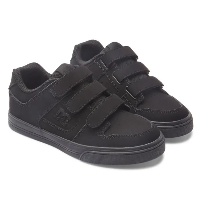 Kids DC Shoes Sneakers Boy039s Pure Velcro Shoes Blackblackblack