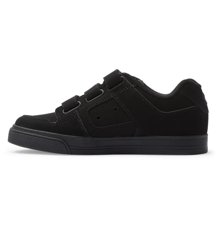 Kids DC Shoes Sneakers Boy039s Pure Velcro Shoes Blackblackblack
