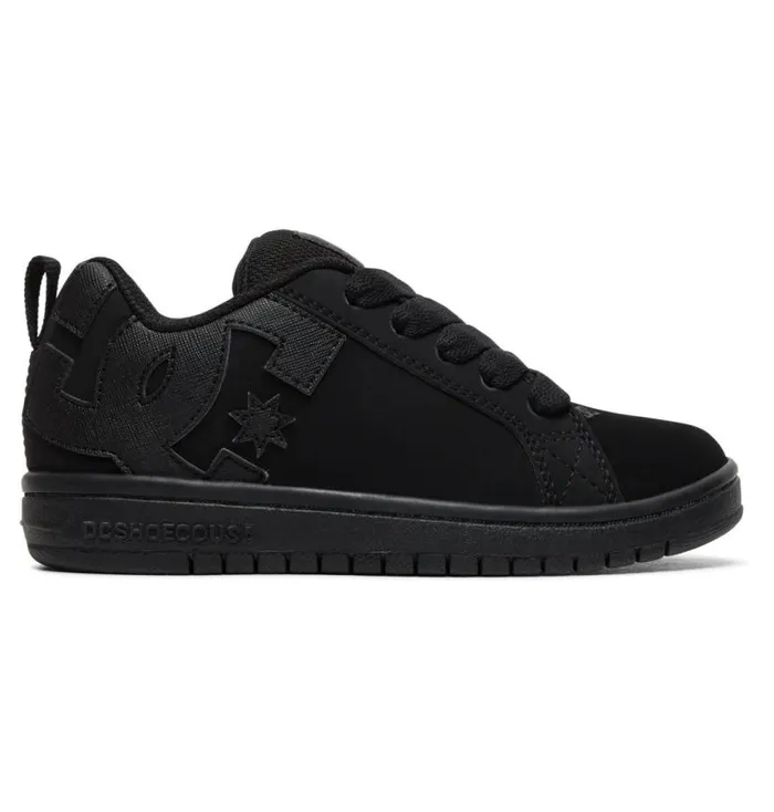 Kids DC Shoes Sneakers Court Graffik Shoes Blackblack