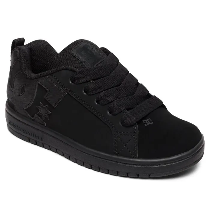 Kids DC Shoes Sneakers Court Graffik Shoes Blackblack