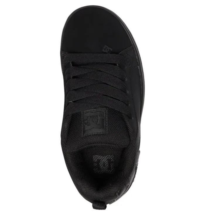 Kids DC Shoes Sneakers Court Graffik Shoes Blackblack