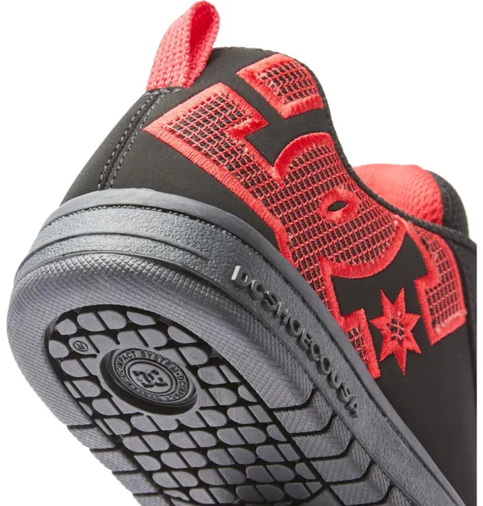 Kids DC Shoes Sneakers Court Graffik Shoes Blackblackred