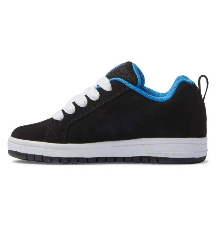 Kids DC Shoes Sneakers Court Graffik Shoes Blackbluegrey
