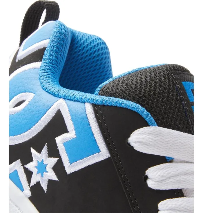 Kids DC Shoes Sneakers Court Graffik Shoes Blackbluegrey