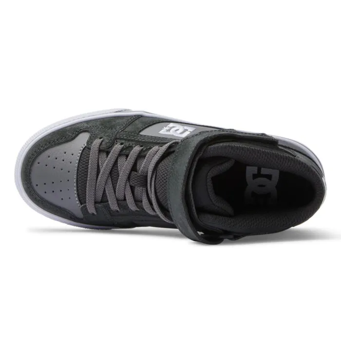 Kids DC Shoes Sneakers Pure High Elastic Waist Lace HighTop Shoes Anthraciteblack