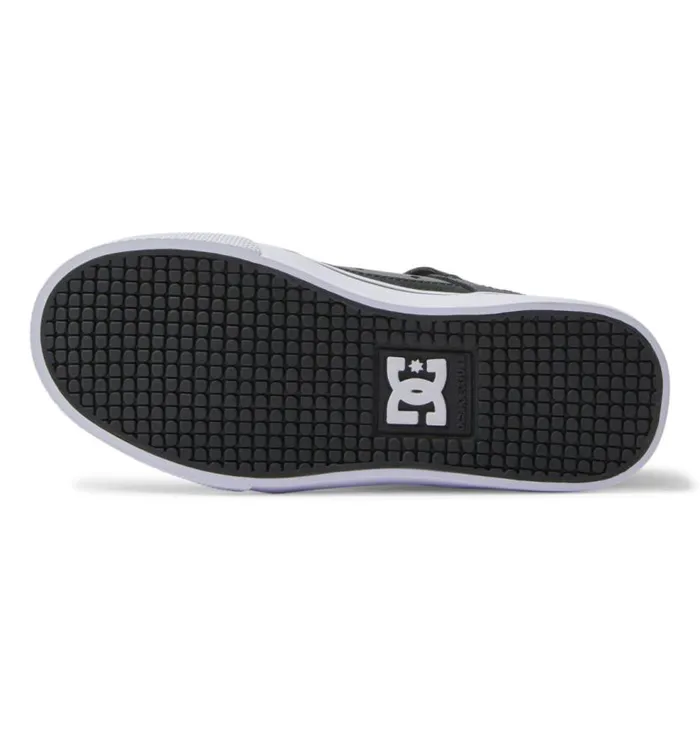 Kids DC Shoes Sneakers Pure High Elastic Waist Lace HighTop Shoes Anthraciteblack