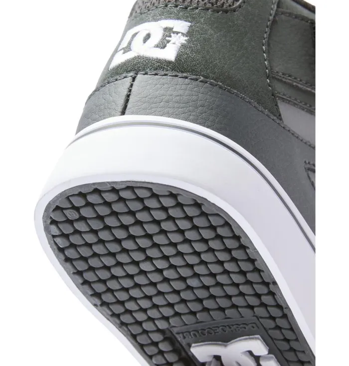 Kids DC Shoes Sneakers Pure High Elastic Waist Lace HighTop Shoes Anthraciteblack