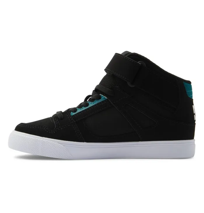 Kids DC Shoes Sneakers Pure High Elastic Waist Lace HighTop Shoes Pixel