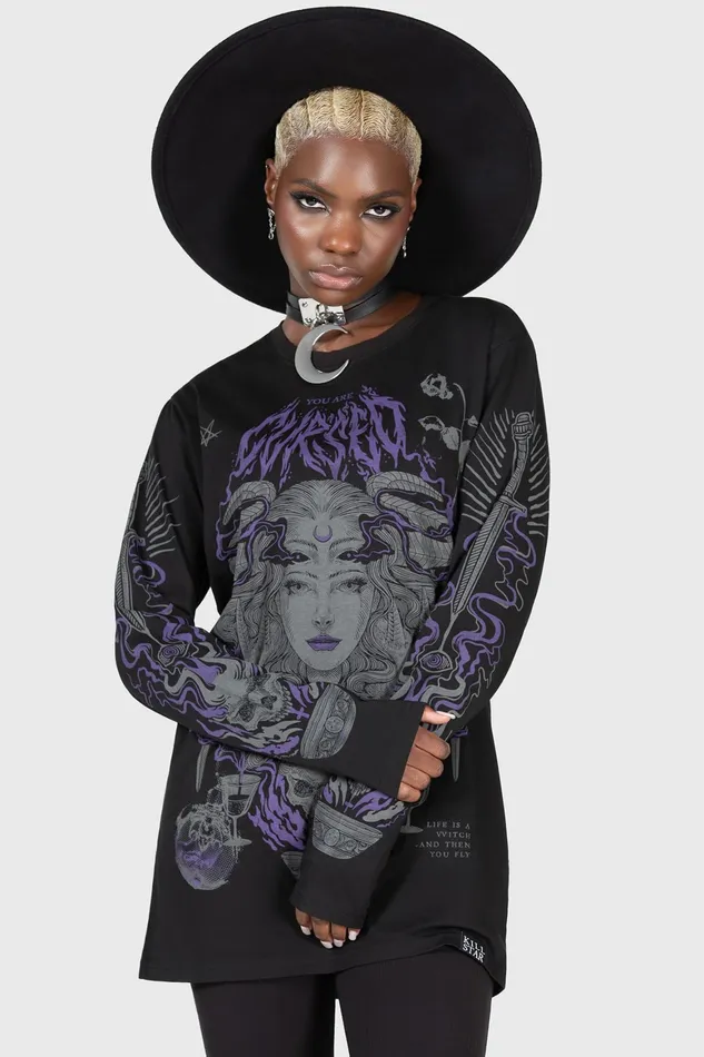 Killstar Allergra Long Sleeve Top Men Long Sleeves