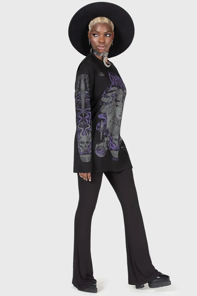 Killstar Allergra Long Sleeve Top Men Long Sleeves