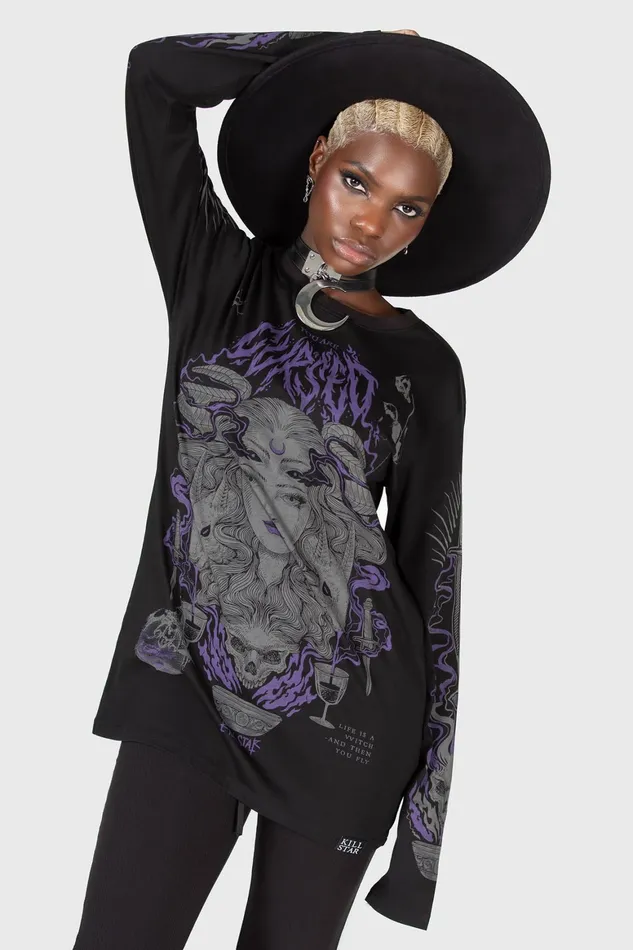 Killstar Allergra Long Sleeve Top Men Long Sleeves