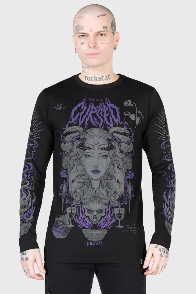 Killstar Allergra Long Sleeve Top Men Long Sleeves