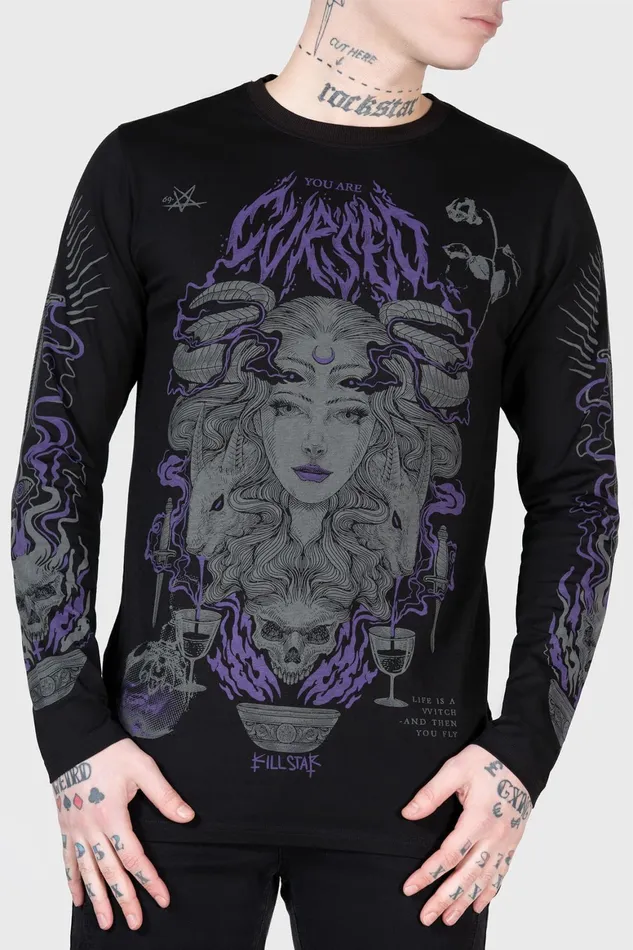 Killstar Allergra Long Sleeve Top Men Long Sleeves