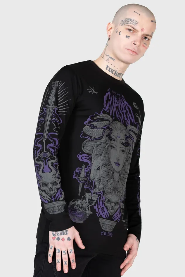 Killstar Allergra Long Sleeve Top Men Long Sleeves