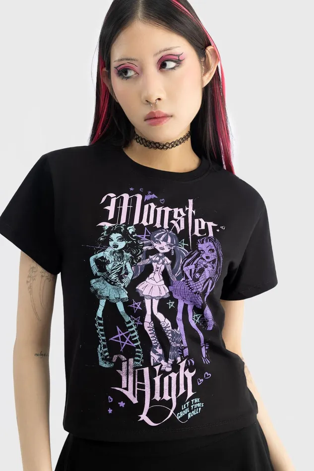 Killstar Alumni Tour Shrunken Tee Women TShirts and Vests