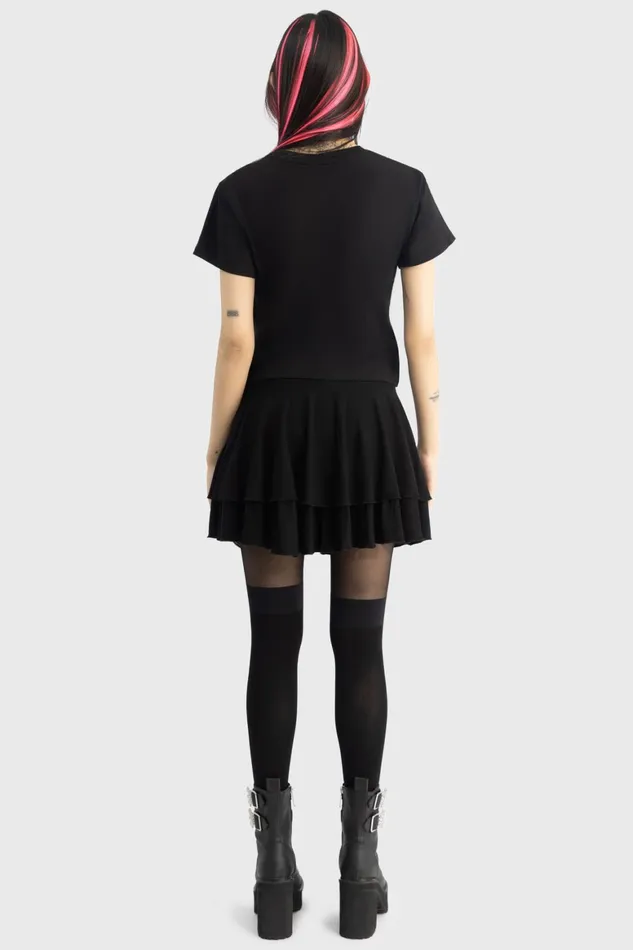 Killstar Alumni Tour Shrunken Tee Women TShirts and Vests