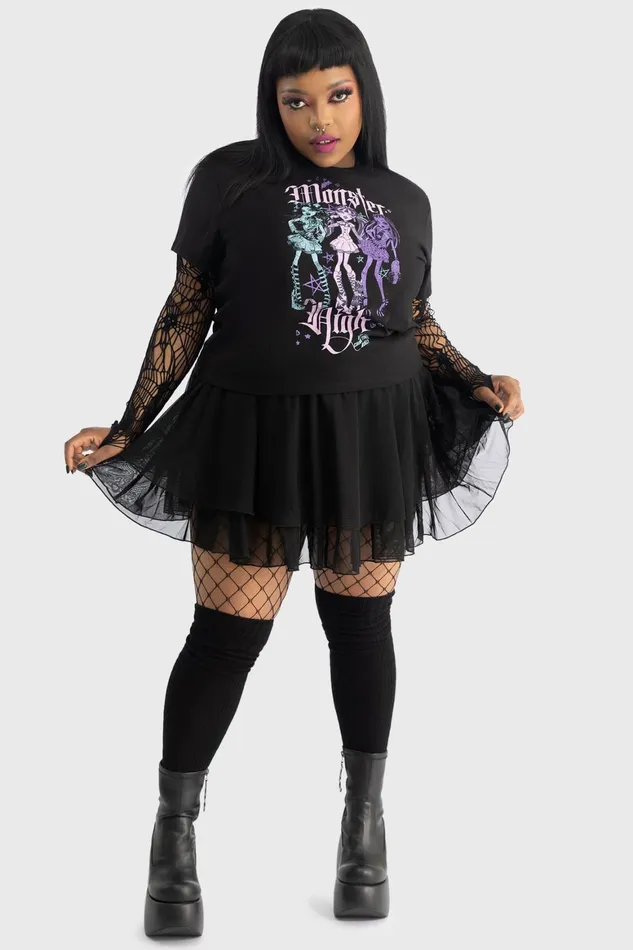 Killstar Alumni Tour Shrunken Tee Women TShirts and Vests
