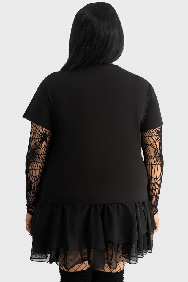 Killstar Alumni Tour Shrunken Tee Women TShirts and Vests