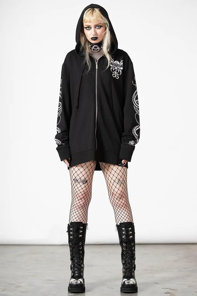 Killstar Anders ZipUp Hoodie Women Hoodies