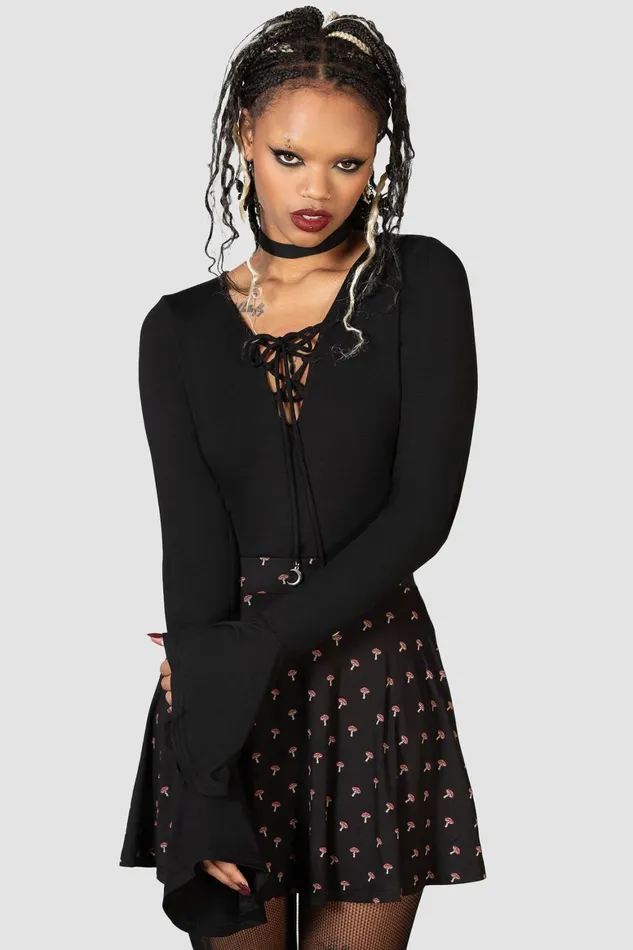 Killstar Auri Top Women Long Sleeves