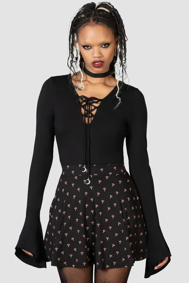 Killstar Auri Top Women Long Sleeves