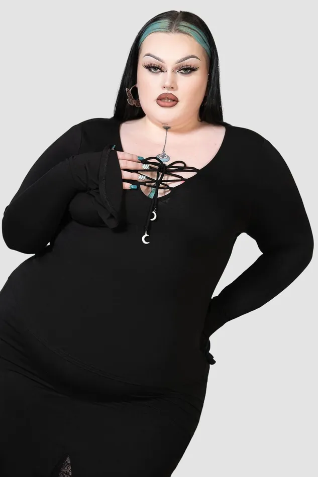 Killstar Auri Top Women Long Sleeves