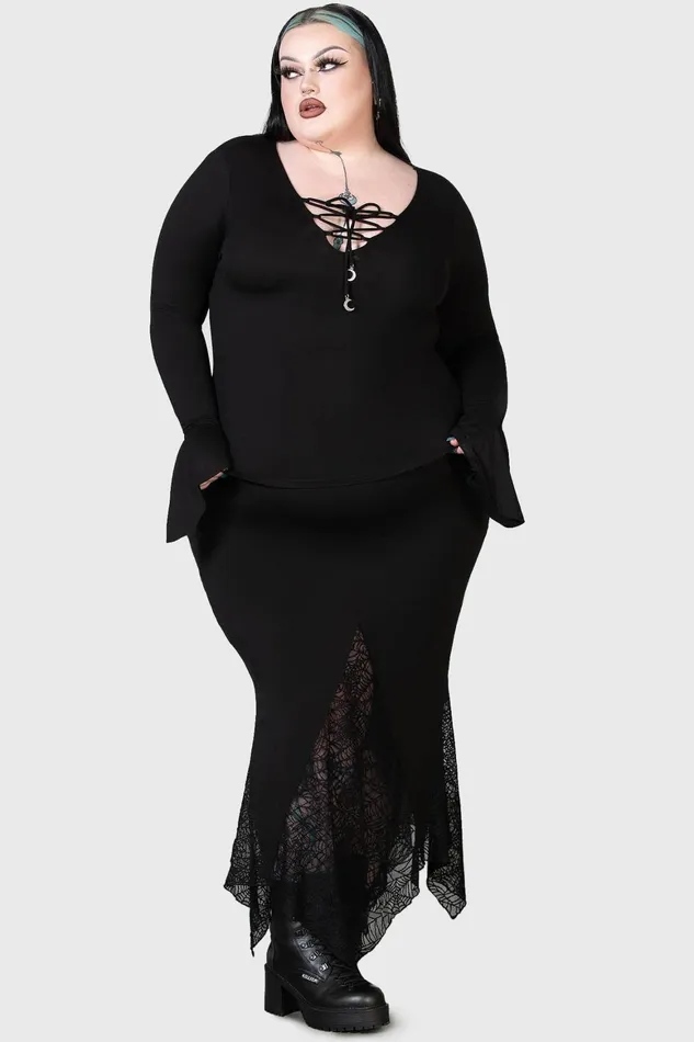Killstar Auri Top Women Long Sleeves