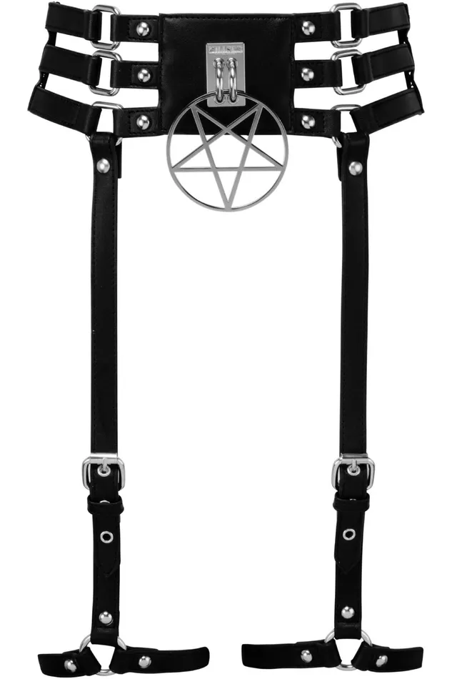 Killstar Baby Hex Suspender Belt B Women Harnesses and Belts