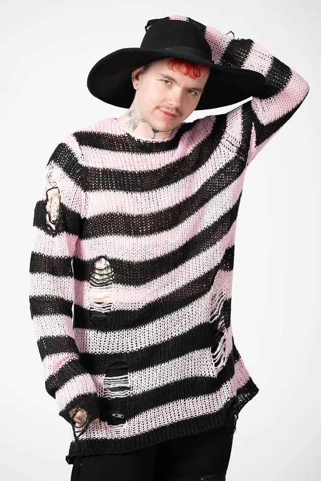 Killstar Bad Blossoms Knit Sweater Women Sweaters