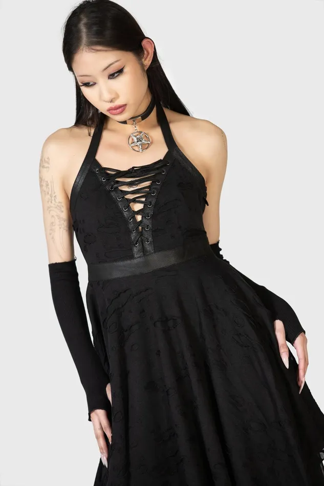 Killstar Badlands Dress Women Maxi